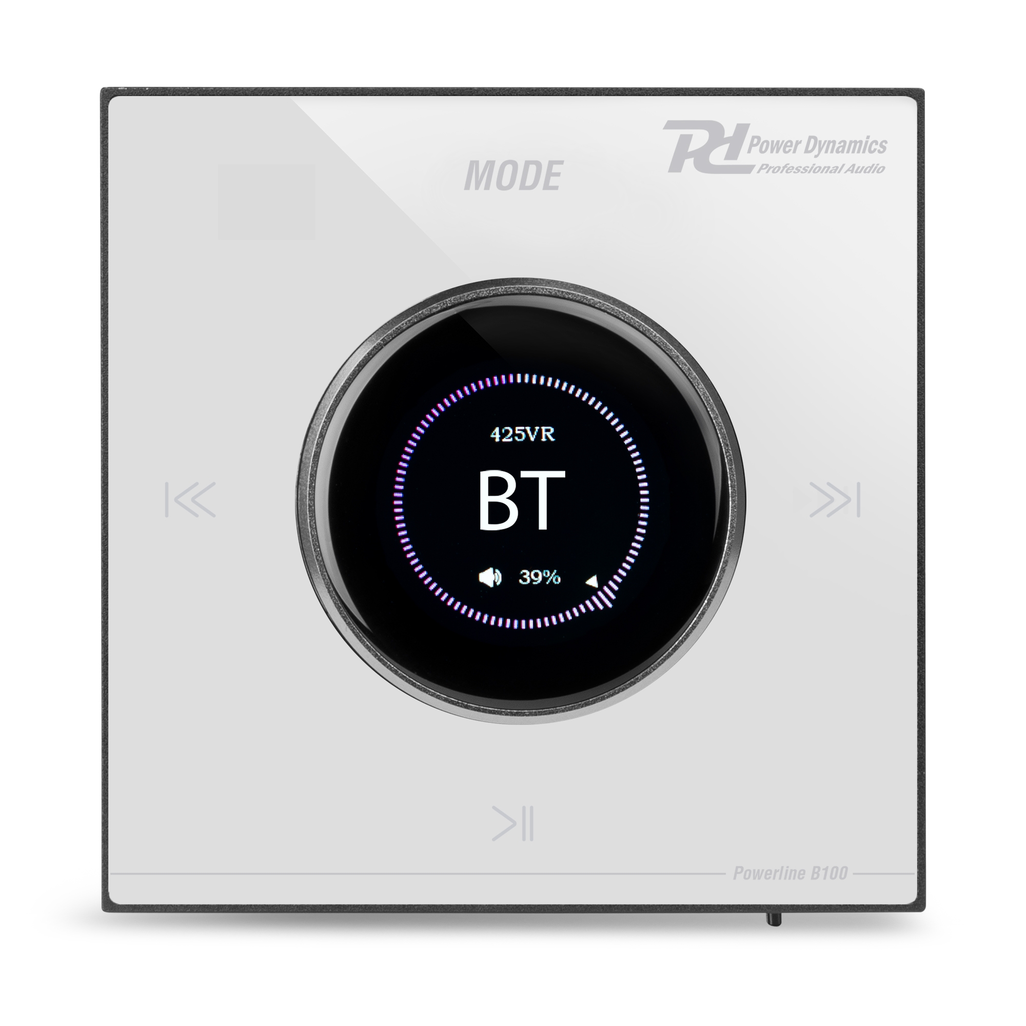 Вграден в стена усилвател Power Dynamics Powerline B100W 4 x 25W Bluetooth LCD бял Вграден в стена усилвател Power Dynamics Powerline B100W 4 x 25W Bluetooth LCD бял