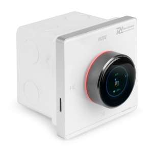 Вграден в стена усилвател Power Dynamics Powerline B100W 4 x 25W Bluetooth LCD бял