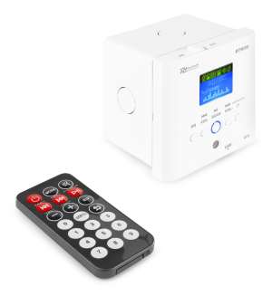 Вграден в стена усилвател Power Dynamics BTW30 2 x 15W Bluetooth FM