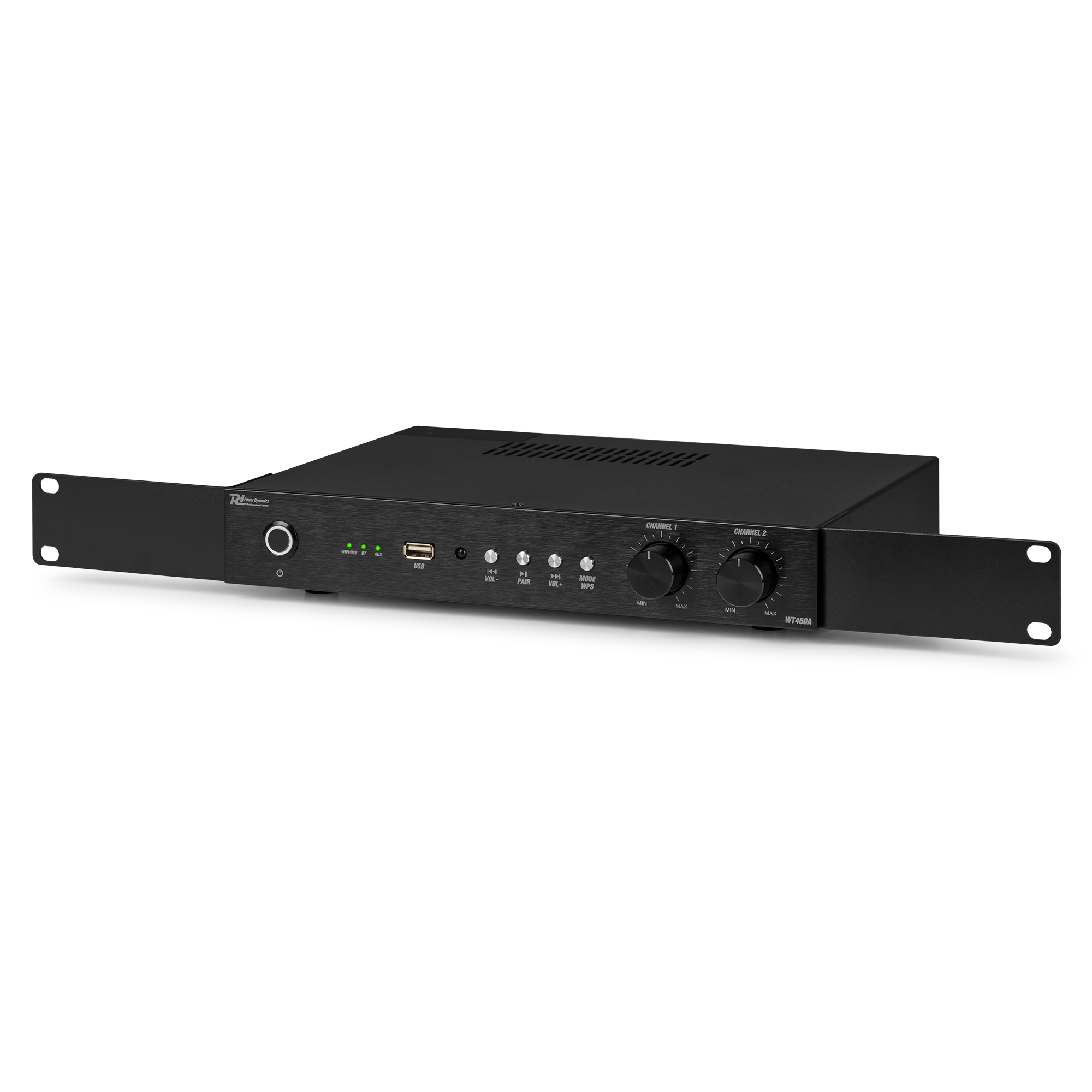 Инсталационен усилвател Power Dynamics WT460A 4 x 60W Wi-Fi Bluetooth LAN Инсталационен усилвател Power Dynamics WT460A 4 x 60W Wi-Fi Bluetooth LAN