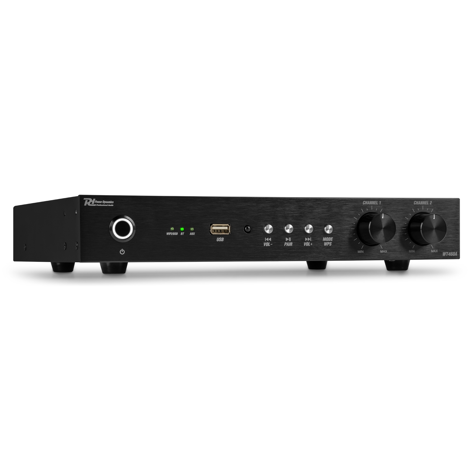 Инсталационен усилвател Power Dynamics WT460A 4 x 60W Wi-Fi Bluetooth LAN Инсталационен усилвател Power Dynamics WT460A 4 x 60W Wi-Fi Bluetooth LAN