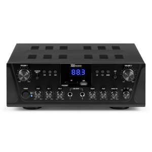 Инсталационен усилвател Power Dynamics PV220BT 200W 2 x 100W с Bluetooth