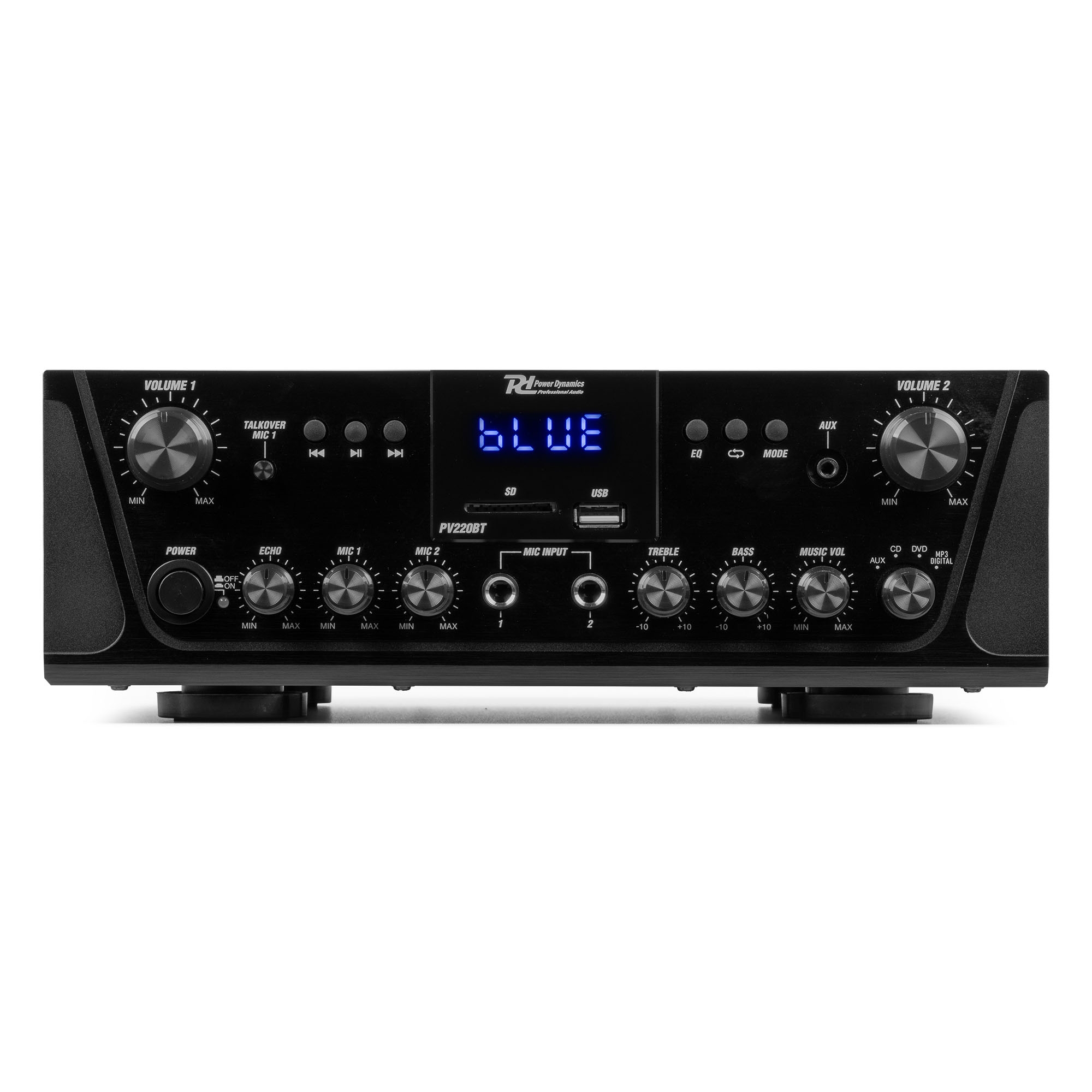 Инсталационен усилвател Power Dynamics PV220BT 200W 2 x 100W с Bluetooth Инсталационен усилвател Power Dynamics PV220BT 200W 2 x 100W с Bluetooth