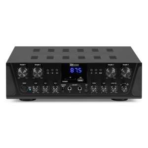 Инсталационен усилвател Power Dynamics PV240BT 400W 4 зони с Bluetooth
