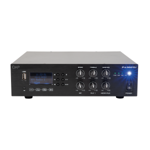 Mixer усилвател DAP PA-380TU 80W/100V с Bluetooth, DAB+/FM и USB