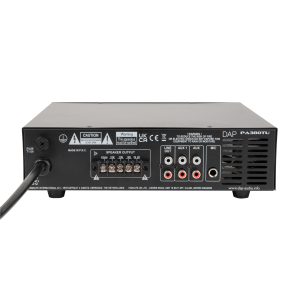 Mixer усилвател DAP PA-380TU 80W/100V с Bluetooth, DAB+/FM и USB